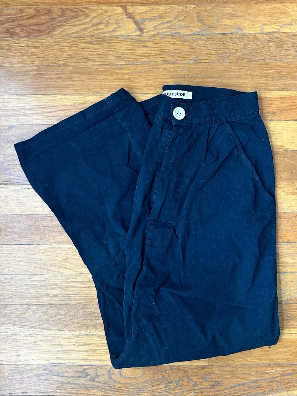 Rudy Jude Adult Pleated Trouser - black indigo - size 2